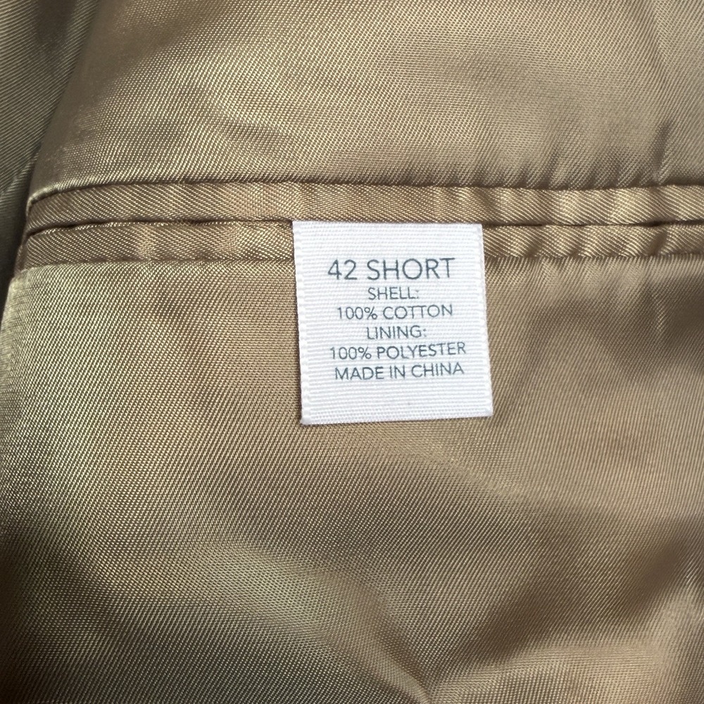 New Saddlebred Brown Corduroy Sport Coat Casual Blazer Men's Size 42 Short NWT - Picture 10 of 12